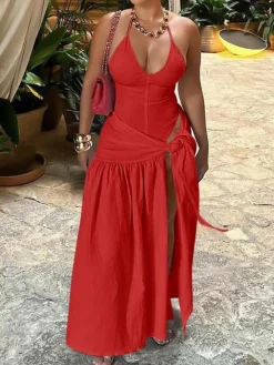 2 Piece Beach Maxi Skirt Sets