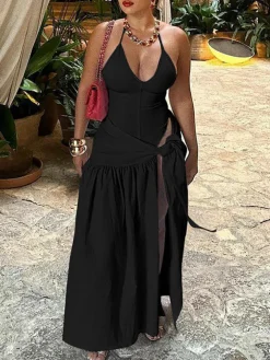 2 Piece Beach Maxi Skirt Sets