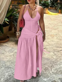 2 Piece Beach Maxi Skirt Sets