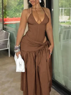 2 Piece Beach Maxi Skirt Sets