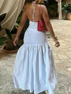 2 Piece Beach Maxi Skirt Sets