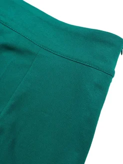 Asymmetric Hem Top Wide Leg Pants Set