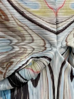 Bat Sleeve Floral Print Midi Dress