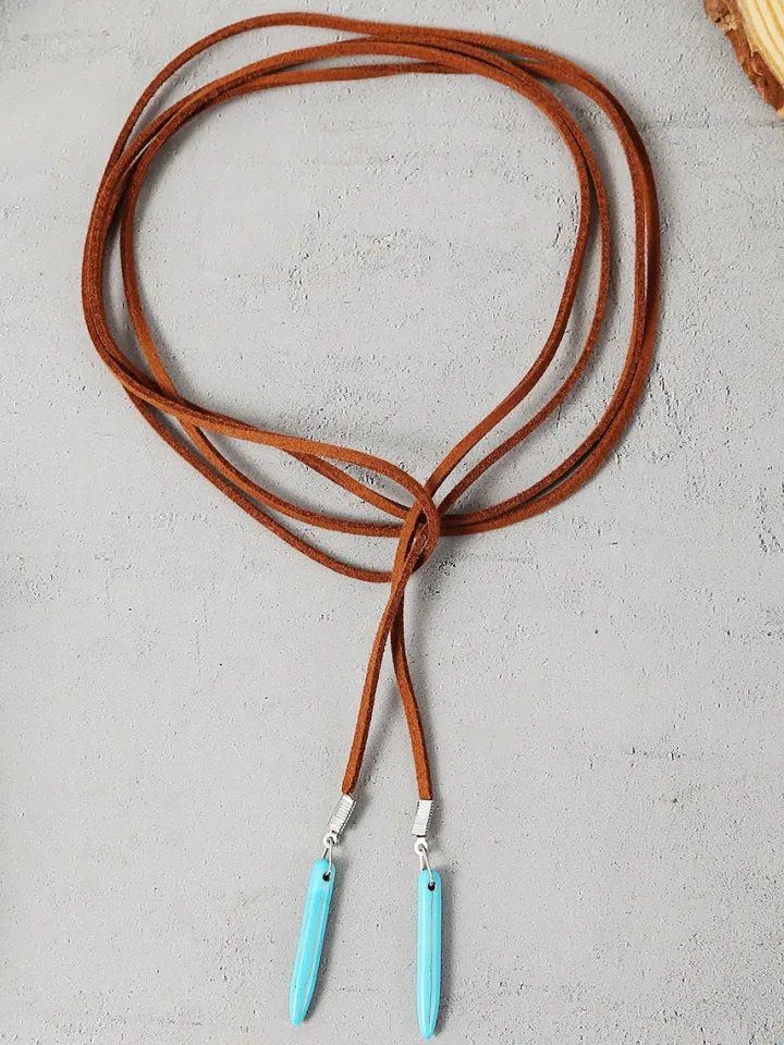 Bohemian Turquoise Earring Bracelet Necklace Sets