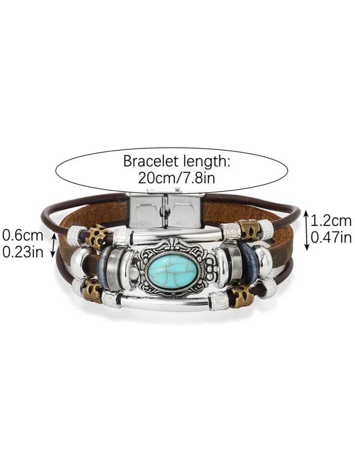 Bohemian Turquoise Earring Bracelet Necklace Sets