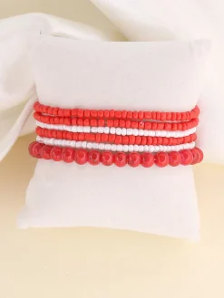 Boho Multilayer Multicolor Beads Bracelets Set