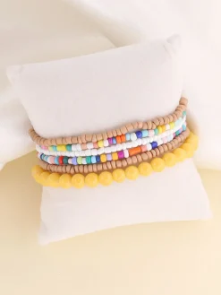 Boho Multilayer Multicolor Beads Bracelets Set