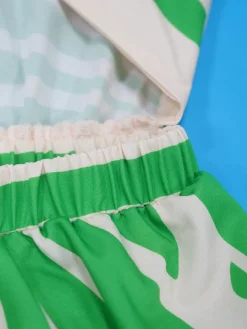 Boho Print Cross Back Maxi Dress