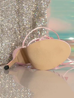 Butterfly Adorned Strappy High Heel Sandal