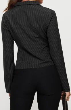 Button Down Long Sleeves Blouses