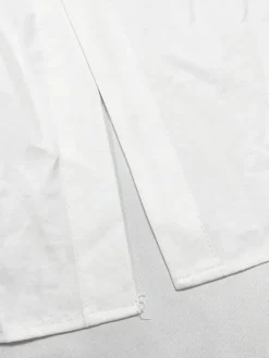 Button-Down Slit Maxi Shirt Dress