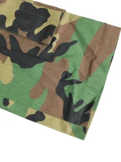 Camouflage Cargo Straight Leg Pants