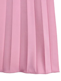 Chain Halter Backless Pleated Jumpsuit