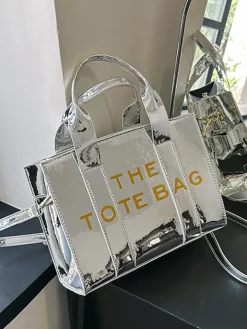 Chic PU Leather Shoulder Crossbody Tote Bag