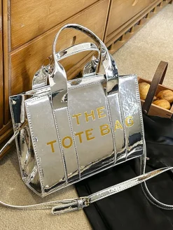 Chic PU Leather Shoulder Crossbody Tote Bag