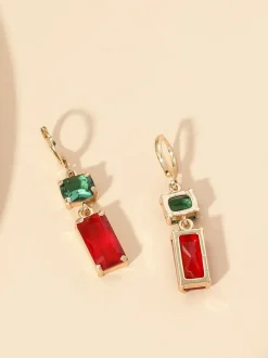 Christmas Imitation Crystal Earrings
