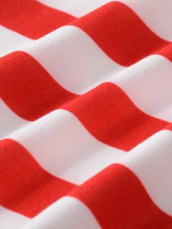 Christmas Striped Print Long Sleeve Jumpsuit