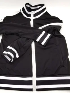 Cold Shoulder Zip-Up Pants Sets