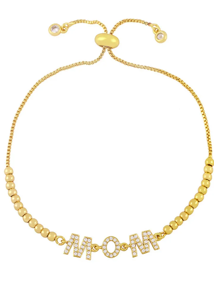 Colorful Rhinestone Bear Bracelets