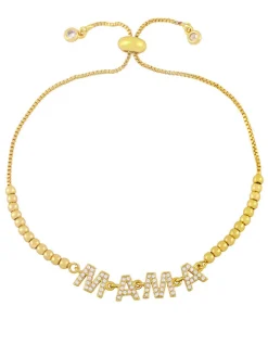 Colorful Rhinestone Bear Bracelets