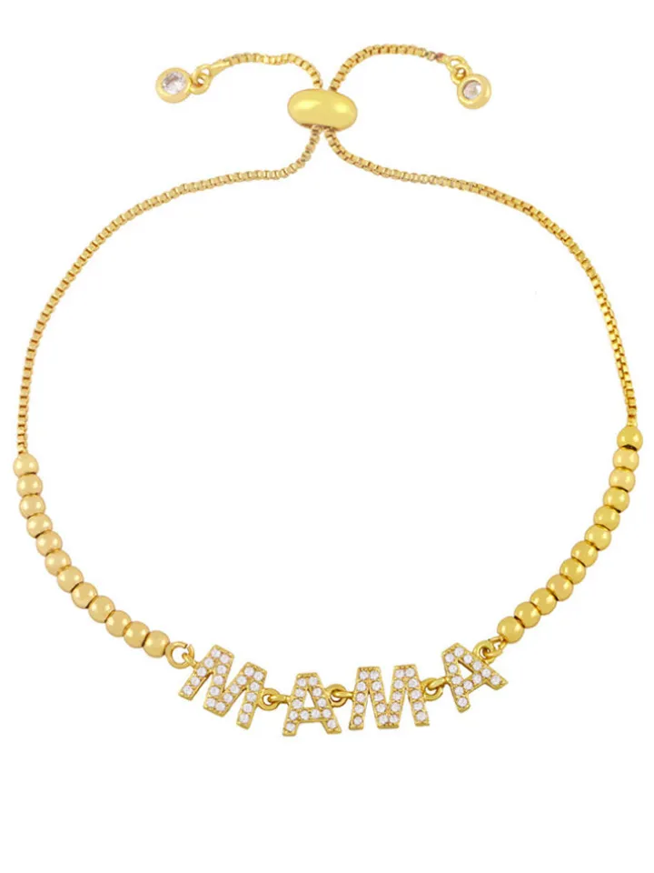 Colorful Rhinestone Bear Bracelets