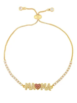 Colorful Rhinestone Bear Bracelets