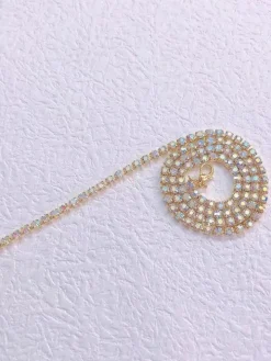 Crystal Rhinestone Tassel Hair Chains