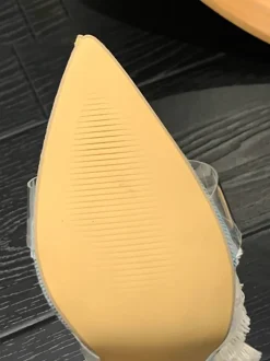 Denim Spiral Strap Sandal