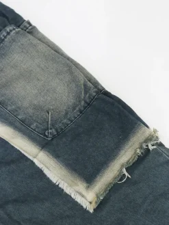 Distressed Denim Harem Pants