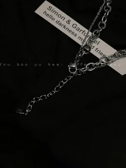 Double Layer Chain Necklaces