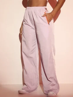 Elastic Waist Cargo Wide Leg Pants