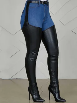 Elegant Thigh High Stiletto Boots