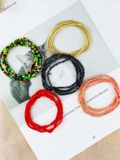 Ethnic Multilayer Multicolor Waist Belts