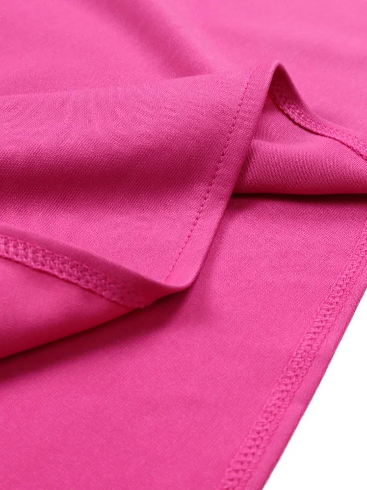 Flared Sleeve Square Neck Midi Dress with Belt