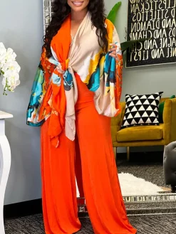 Floral Print Beach Cover-Up Cardigan