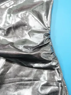 Glitter Halter Cowl Neck Backless Jumpsuit