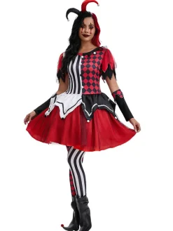 Halloween Costume Clown Cosplay Dress