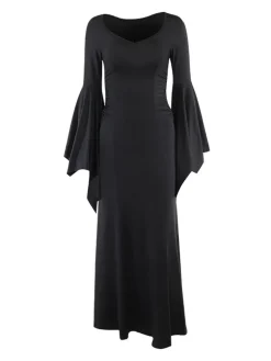 Halloween Costume Gothic Maxi Dress