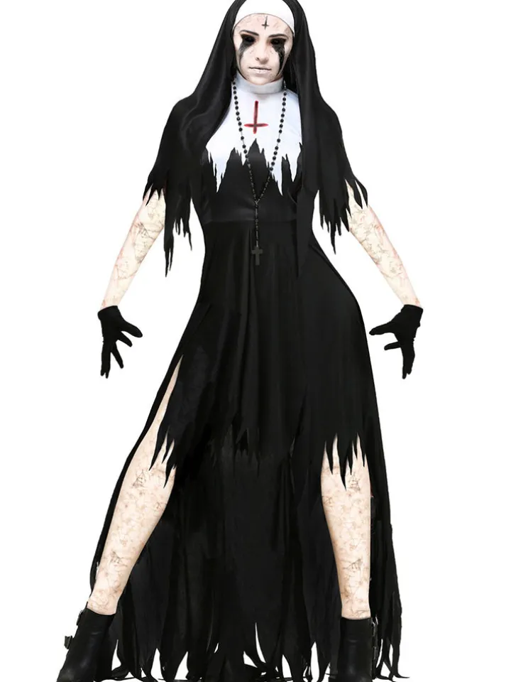 Halloween Demon Nun Costume