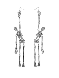 Halloween European Retro Skeleton Earrings