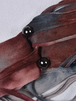 Halloween Fringe Crop Top Tie-Dye Set