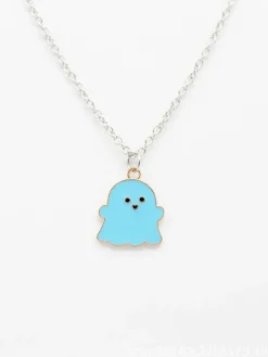 Halloween Funny Cartoon Ghost Necklace