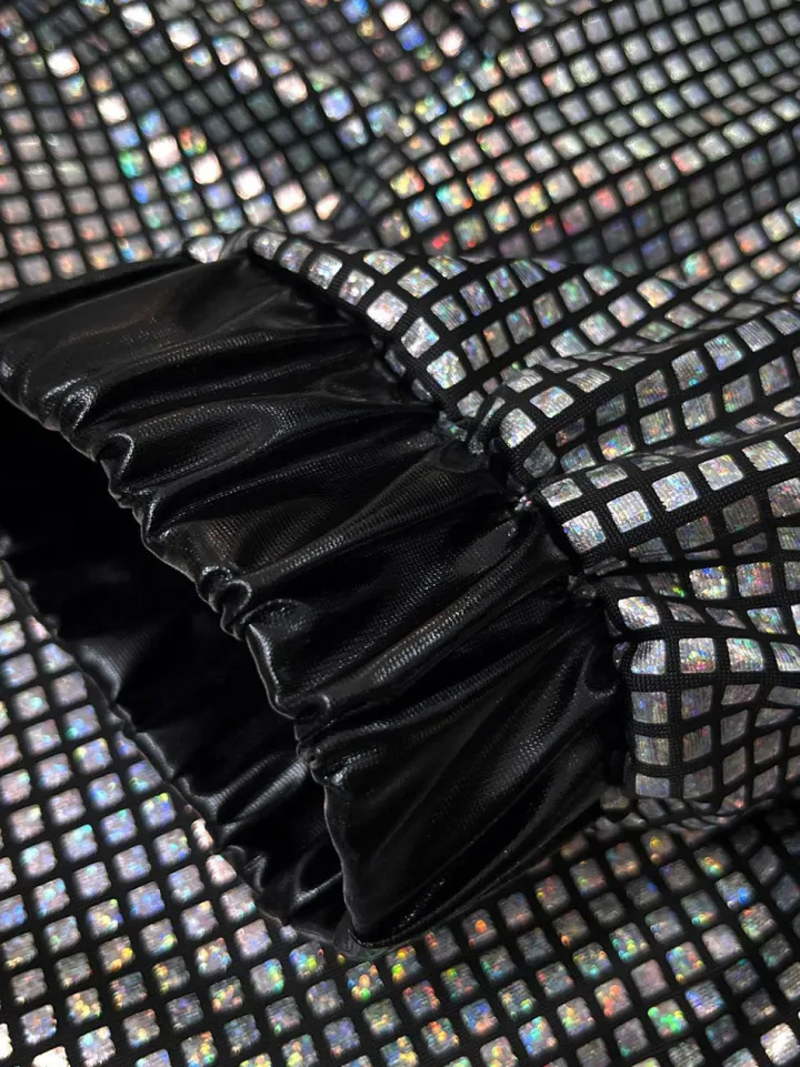 Halloween 80s Disco Glitter Jacket Pants Sets