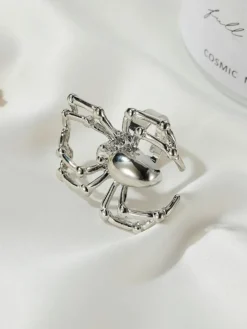 Halloween Simulated Spider Finger Ring