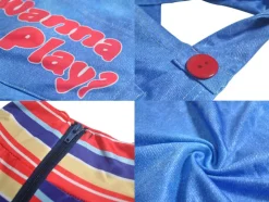 Halloween Two Piece Long Sleeve Clown Costume