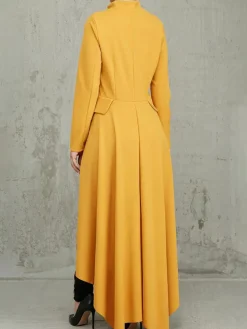 High Low Irregular Zipper Front Tunic Top