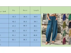 High Waisted Straight Leg Pants with Pockets