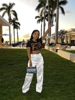 High Wasited Wide Leg Pants with Pockets