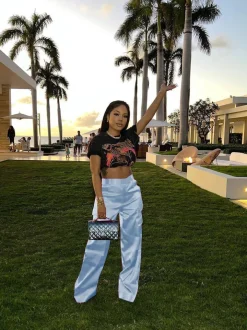 High Wasited Wide Leg Pants with Pockets