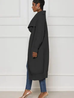 Knit Long Sleeve Solid Bodycon Cardigan